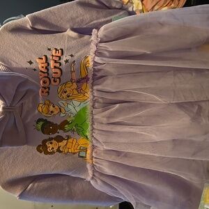 Princess Disney Baby tutu dress with diaper cover and headband 0-3 m